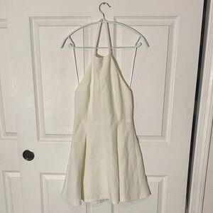 Zara  Cream Halter Dress